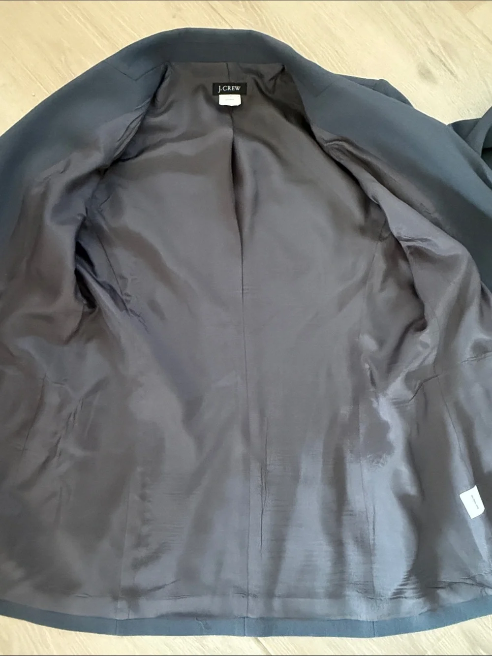 J.Crew 100% Wool Slate Gray 3-Button Single Breasted Blazer P2 Petite 2
